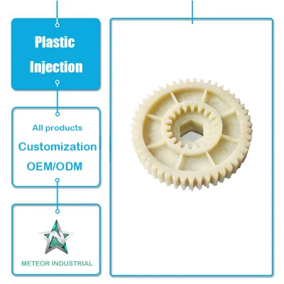 Composants de produits en plastique personnalisés, pièces de machines d'équipement industriel, moulage par injection d'engrenages en plastique